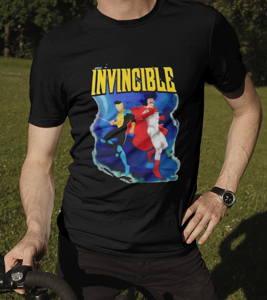 Invincible Comic Superhero Duo Team Up T-Shirt