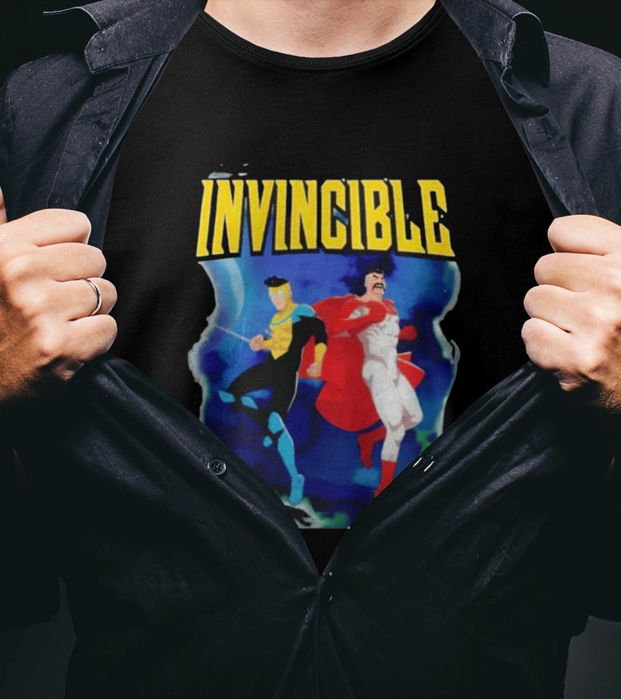 Invincible Comic Superhero Duo Team Up T-Shirt