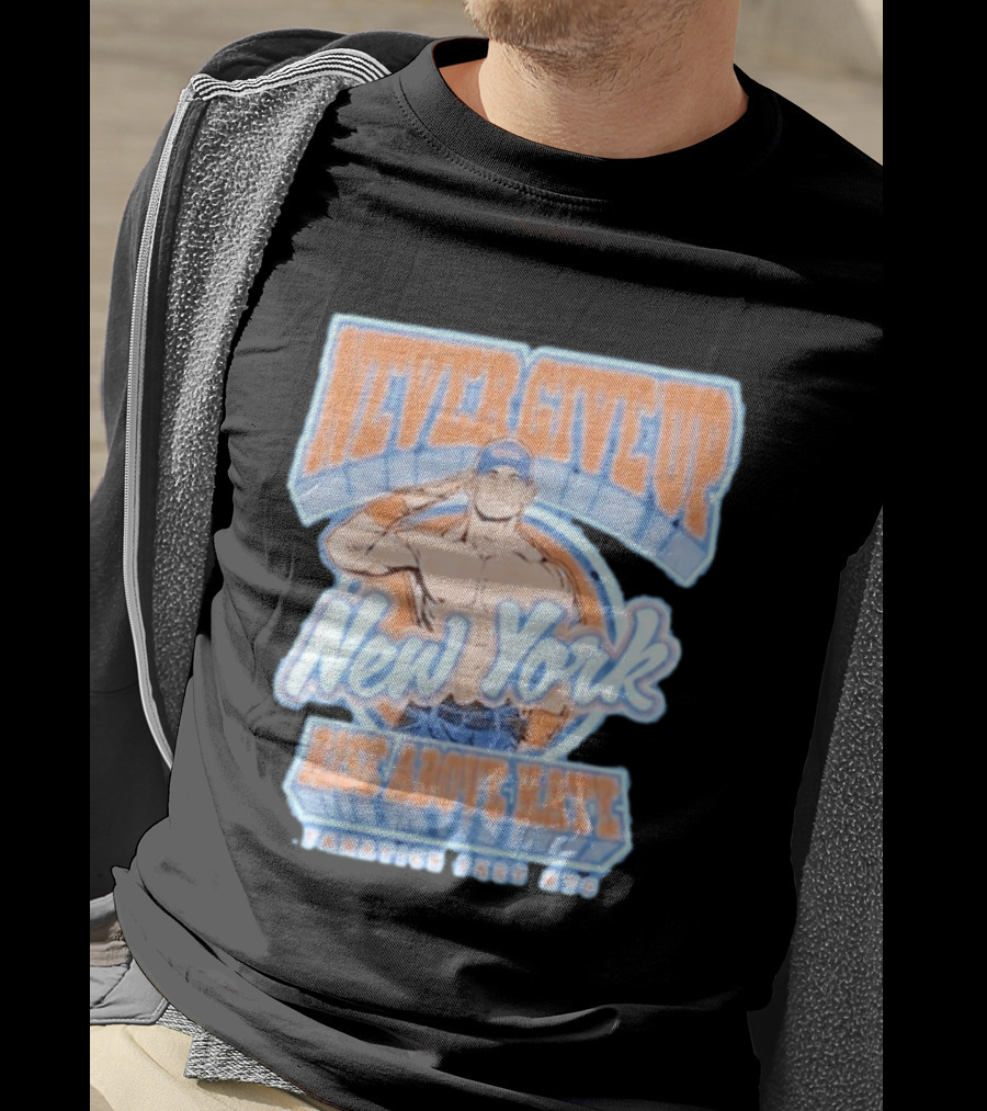 Never Give Up New York Rise Above Hate Fanatics Fest NYC T-Shirt
