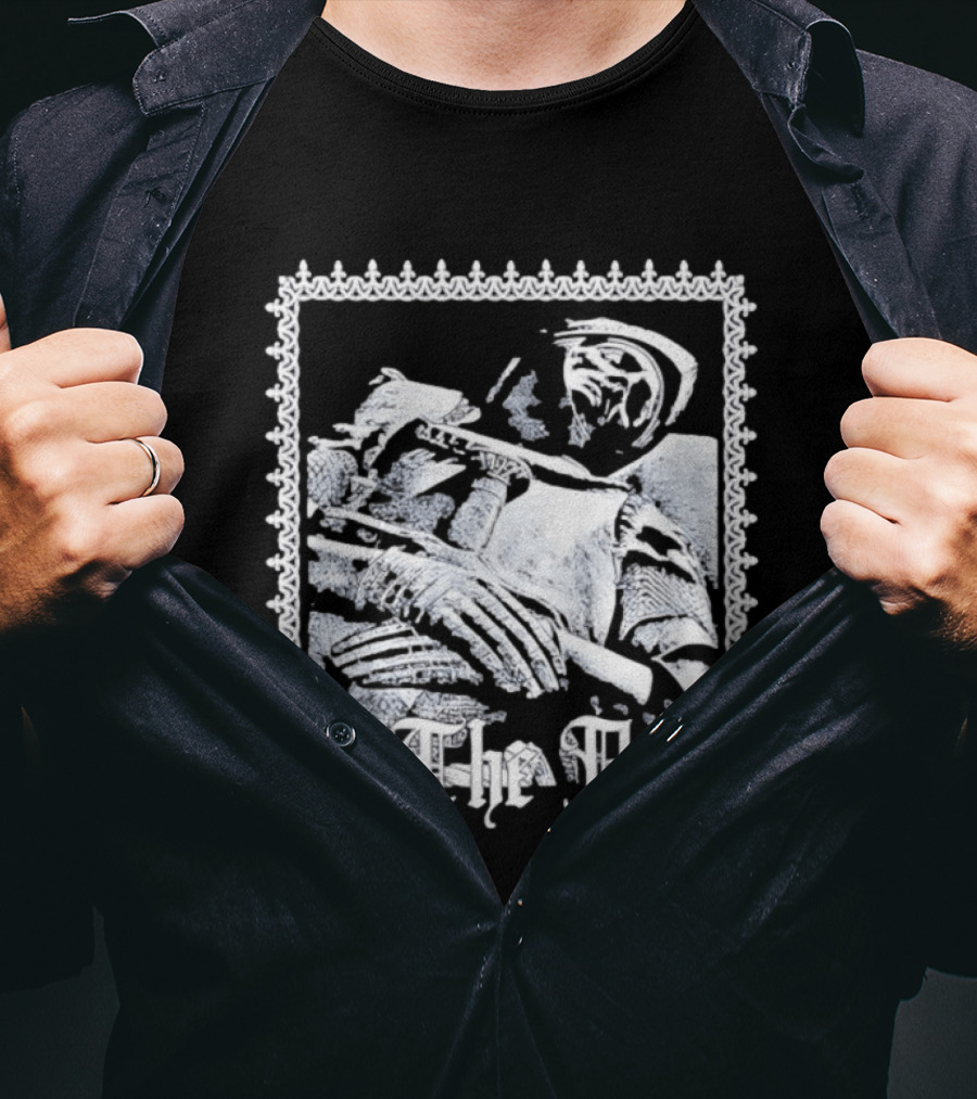 Effigy Of A Fallen Knight To The Death Metal Band Black T-Shirt