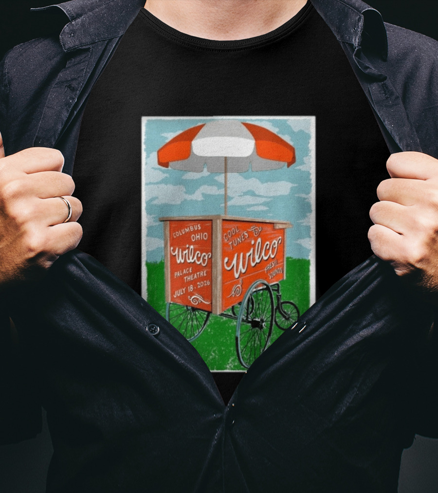 Wilco Cool Tunes Fresh Sounds Palace Theatre Columbus Ohio July 18 2026 T-Shirt