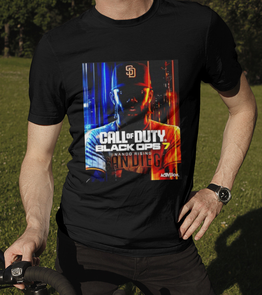 Call Of Duty Black Ops 7 Nando Rising San Diego SD Cap T-Shirt