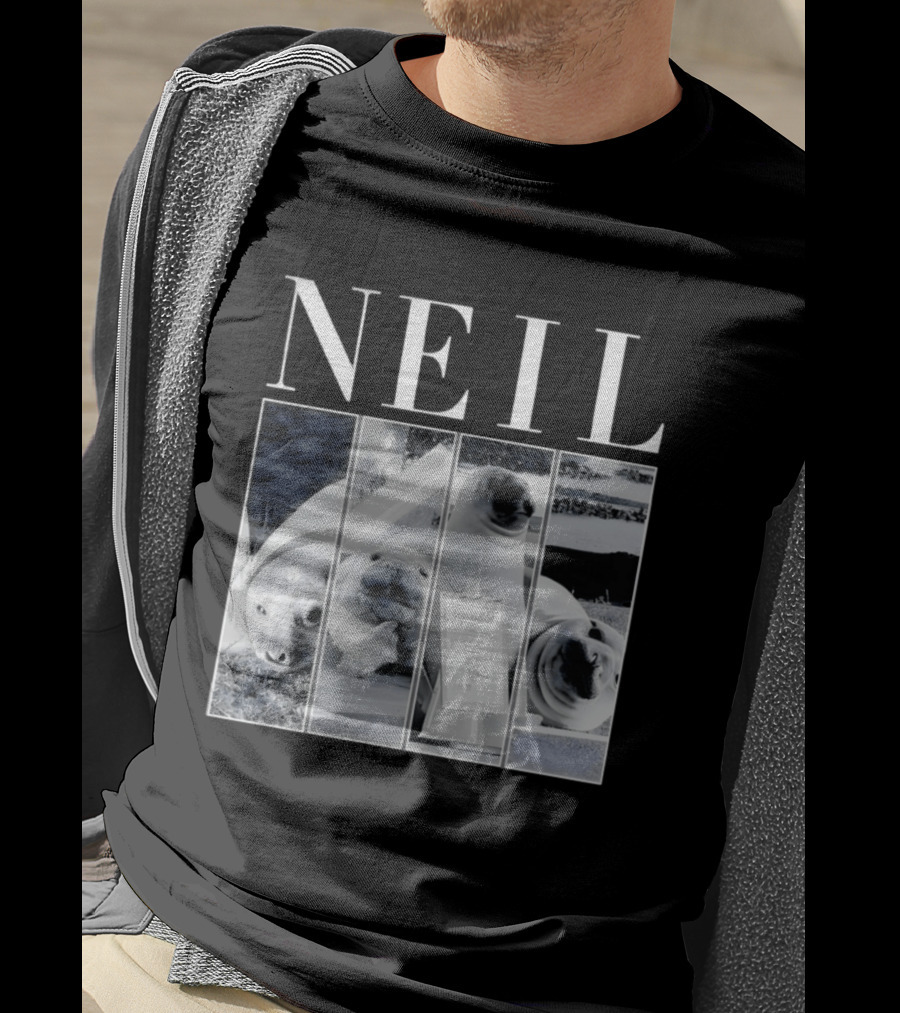 Neil The Seal Animal Meme Funny Seal Faces T-Shirt