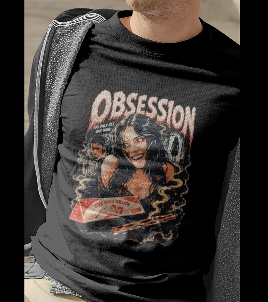 Obsession You Only Get One Wish One Wish Willow Vintage Horror Comic T-Shirt