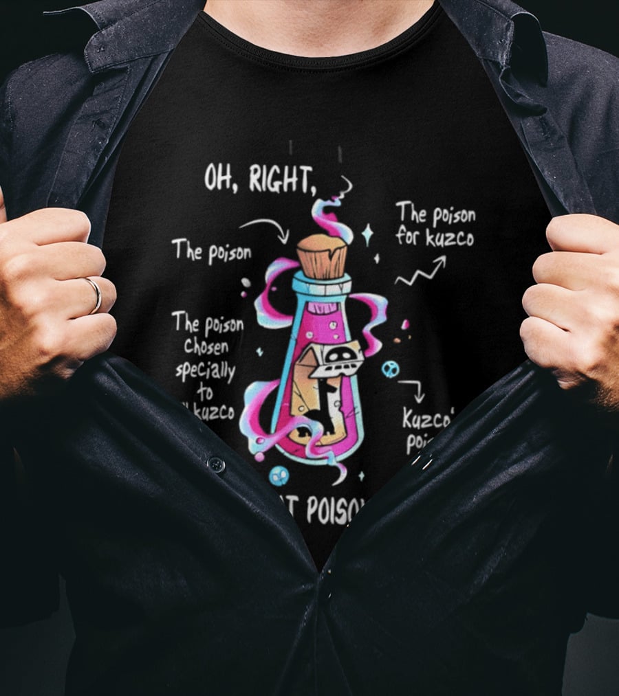 Oh Right The Poison Chosen Specially To Kill Kuzco Kuzco's Poison T-Shirt
