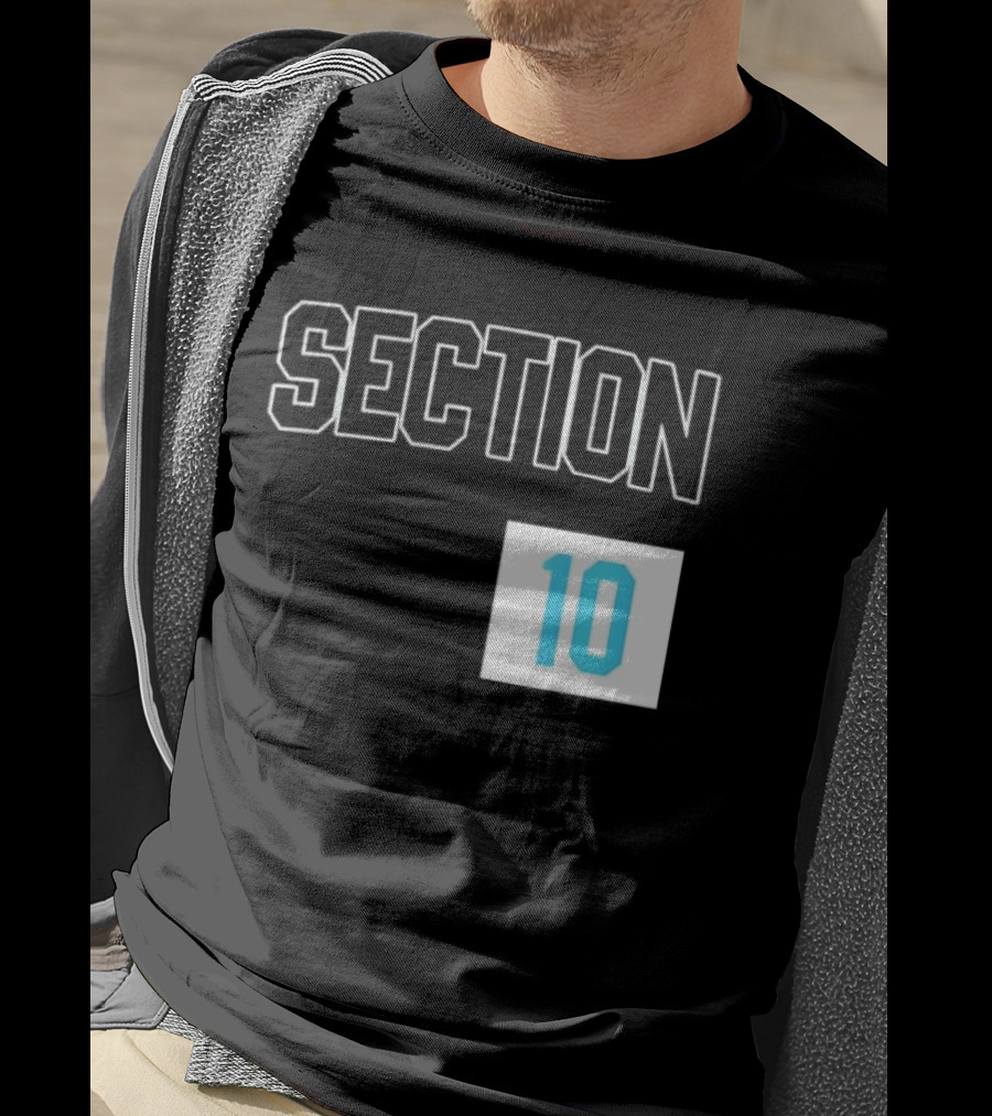 Section 10 Carolina Hurricanes Hockey Fan Gear T-Shirt