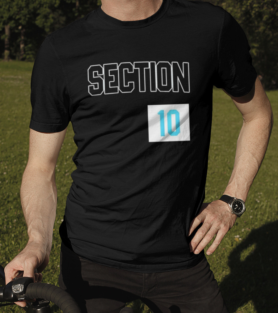 Section 10 Carolina Hurricanes Hockey Fan Gear T-Shirt