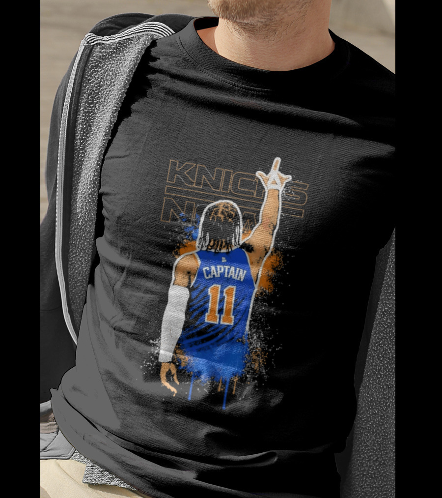 Captain 11 Knicks Now Basketball T-Shirt
