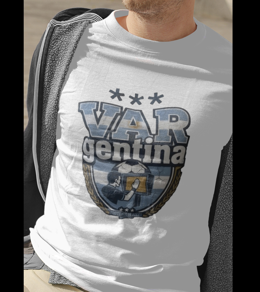 VAR Gentina Football Is Fixed Soccer Crest T-Shirt