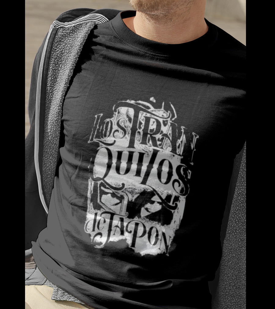 Los Tranquilos De Japon Bushi Mask Design Japan T-Shirt