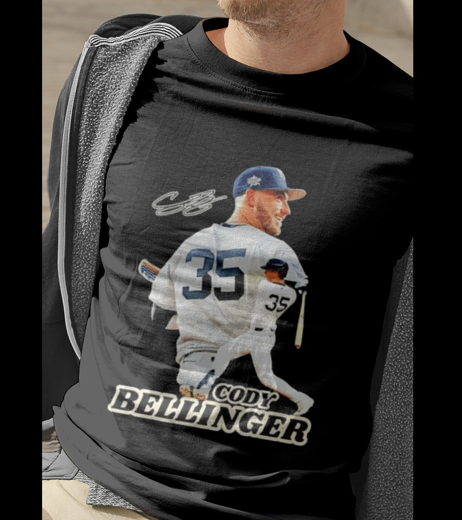 Cody Bellinger 35 New York Yankees MLB Baseball Player T-Shirt