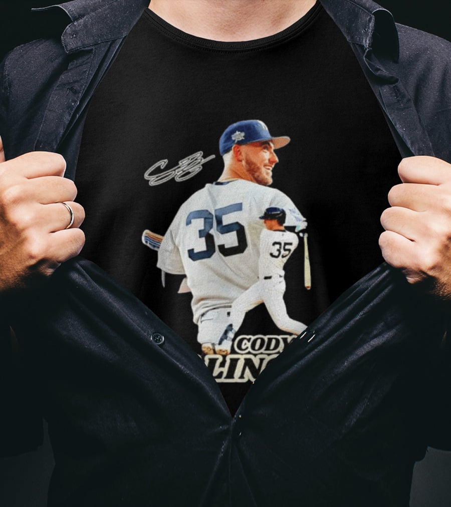 Cody Bellinger 35 New York Yankees MLB Baseball Player T-Shirt