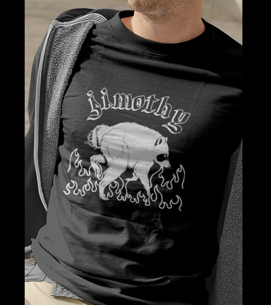 Jimothy Raccoon Flame Illustration Halloween 2026 T-Shirt