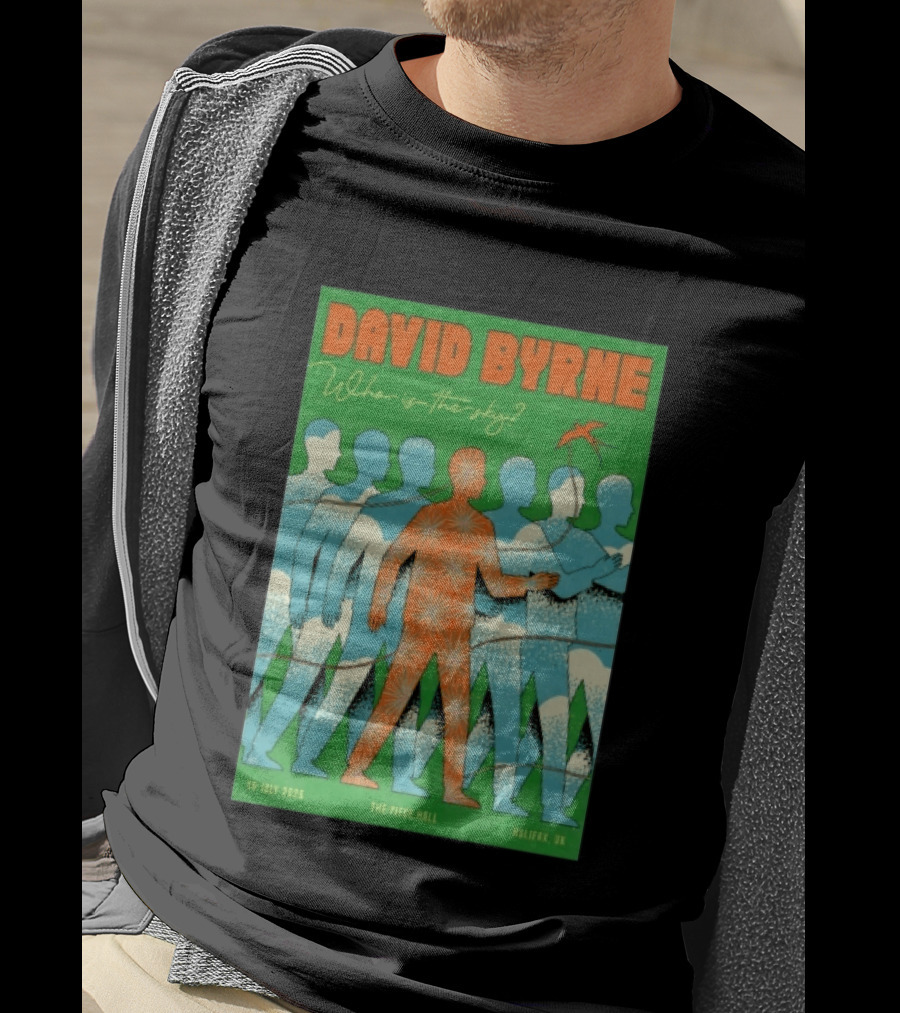 David Byrne Who Is The Sky Tour The Piece Hall Halifax UK July 18 2026 T-Shirt