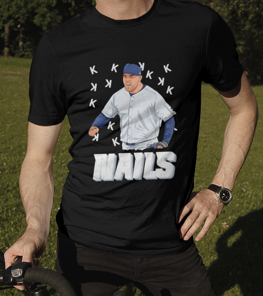 Logan Gilbert Strikeout Pitcher Seattle Mariners NAILS Baseball Fan T-Shirt