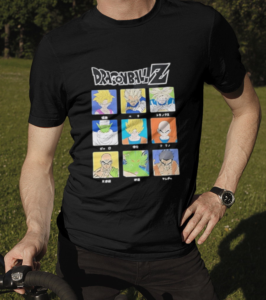 Dragon Ball Z Gohan Vegeta Trunks Piccolo Goku Krillin Tien Shenron Yamcha Anime Characters T-Shirt