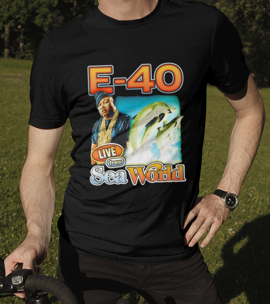 E 40 Live From Sea World With Dolphins T-Shirt