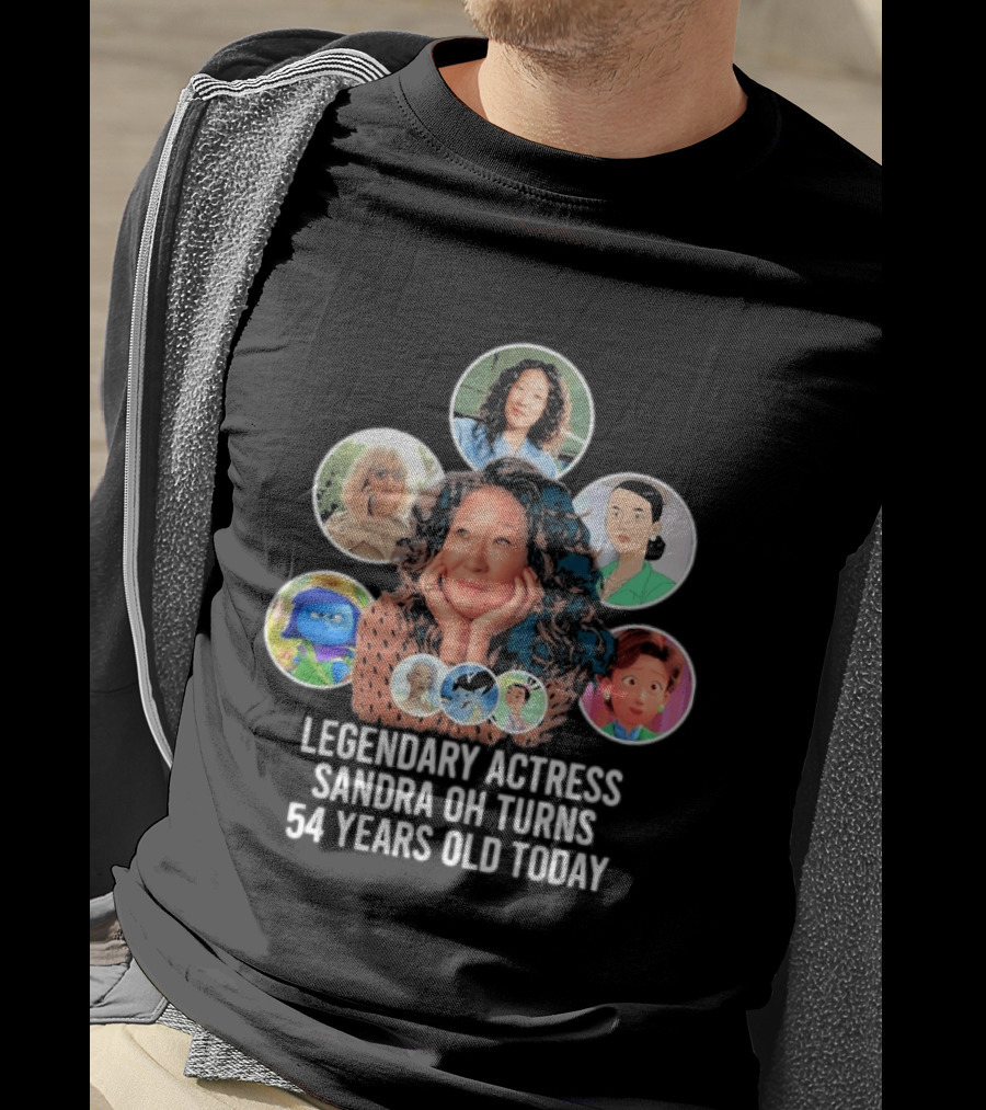Legendary Actress Sandra Oh Turns 54 Years Old Today T-Shirt