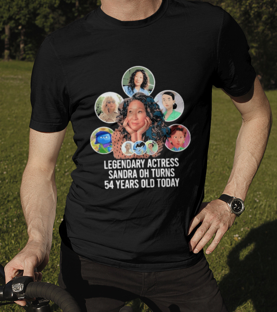Legendary Actress Sandra Oh Turns 54 Years Old Today T-Shirt