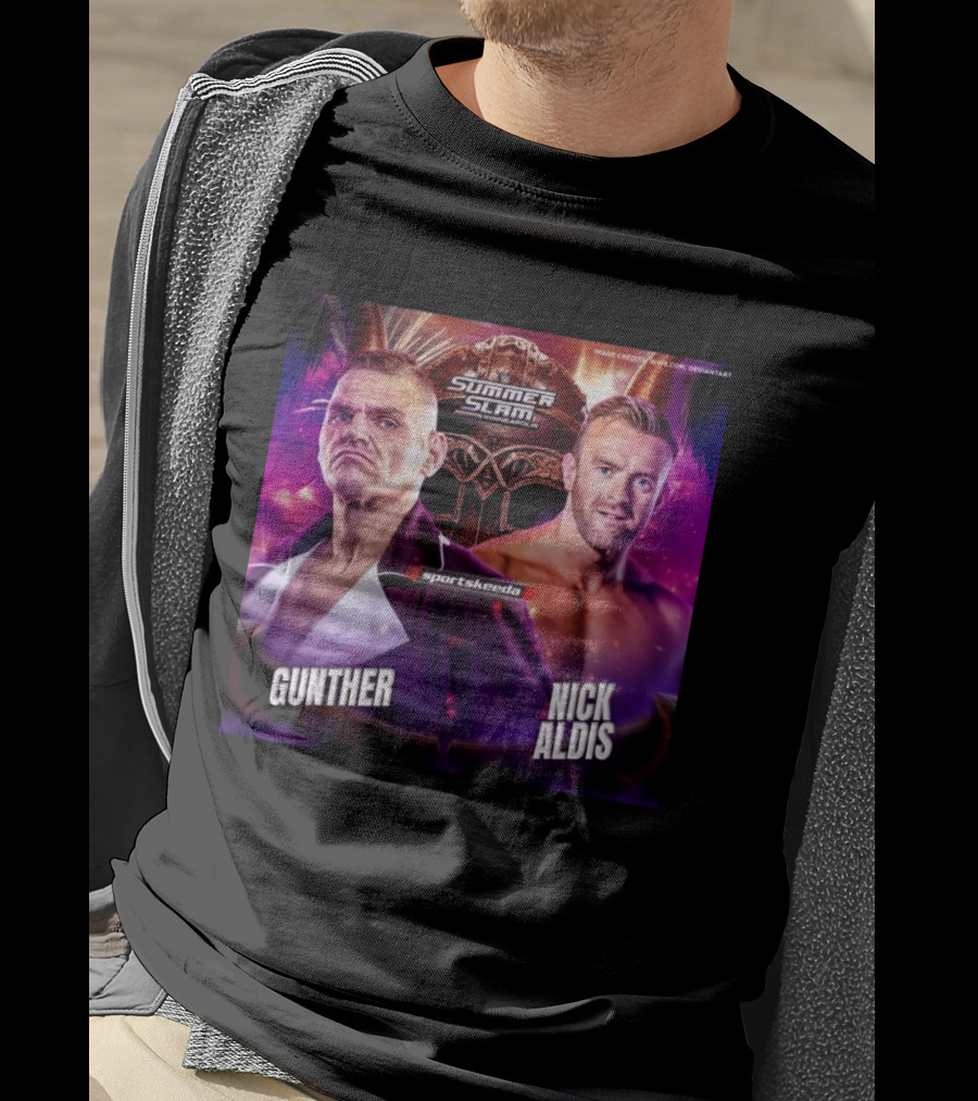 SummerSlam 2026 Gunther Vs Nick Aldis WWE Minneapolis Showdown T-Shirt