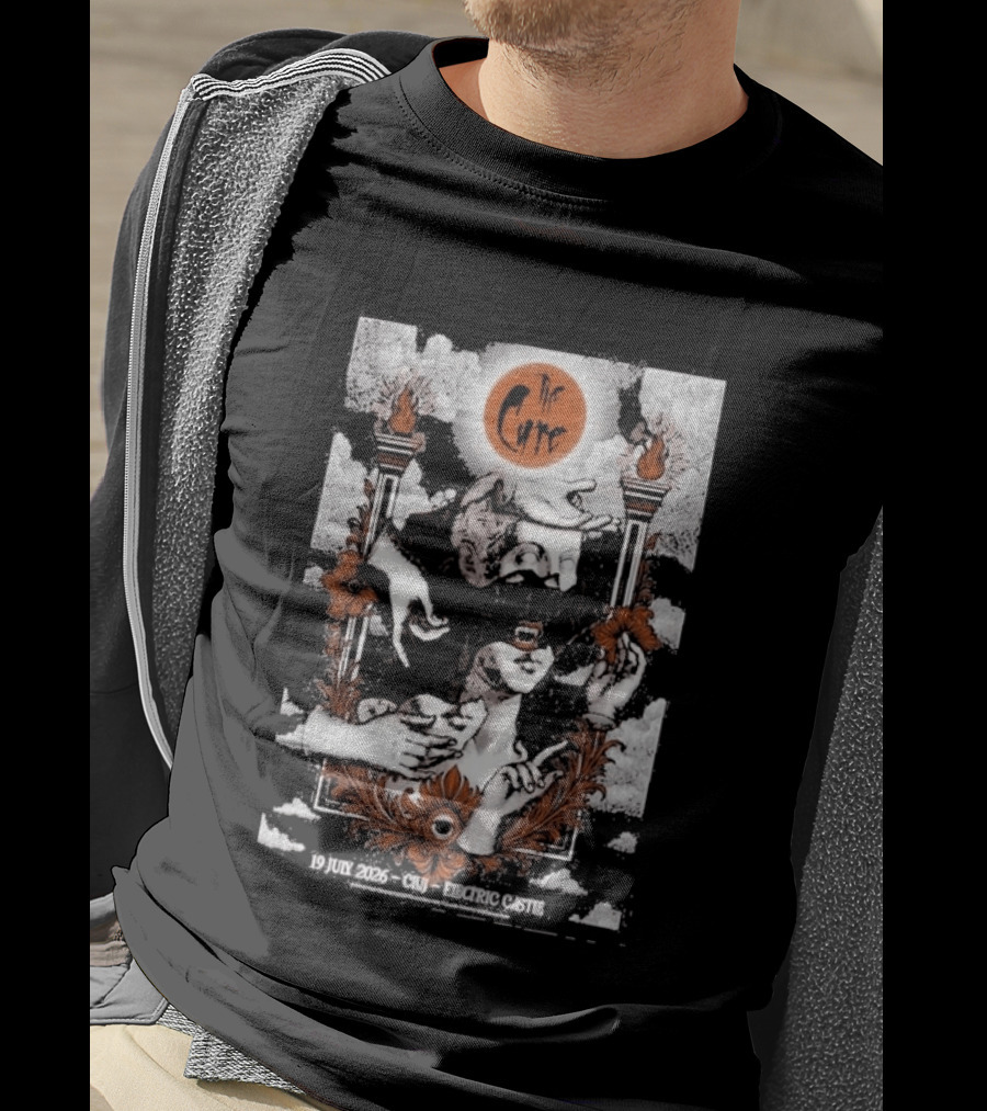 The Cure Electric Castle Cluj 19 June 2026 Limited Edition Event T-Shirt