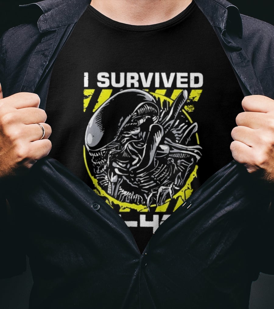 I Survived LV 426 Alien Xenomorph Encounter T-Shirt