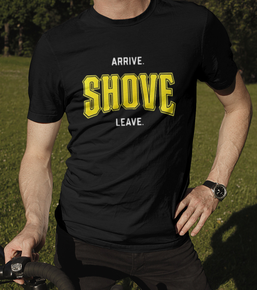 Pittsburgh Pirates Paul Skenes Arrive Shove Leave T-Shirt