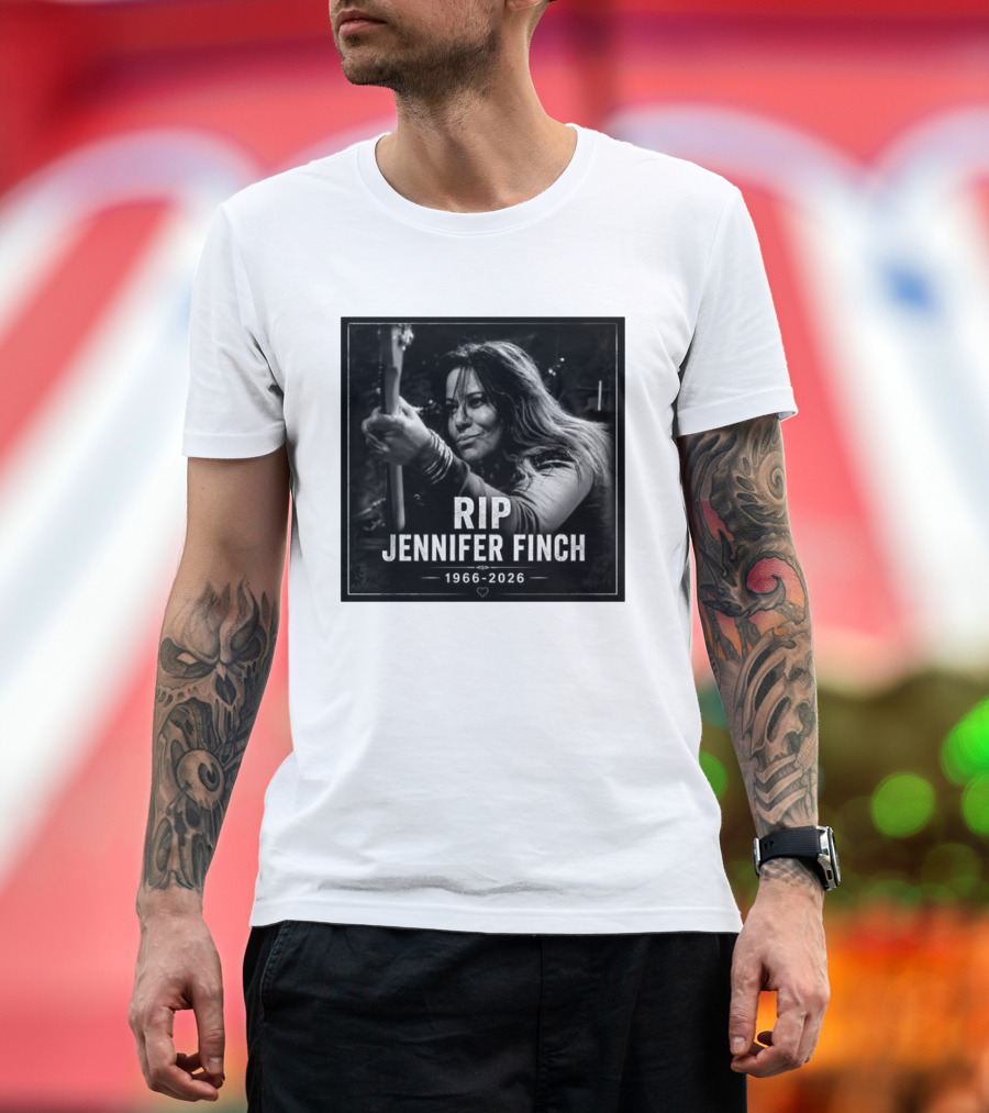 RIP Jennifer Finch 1966 2026 Memorial T-Shirt