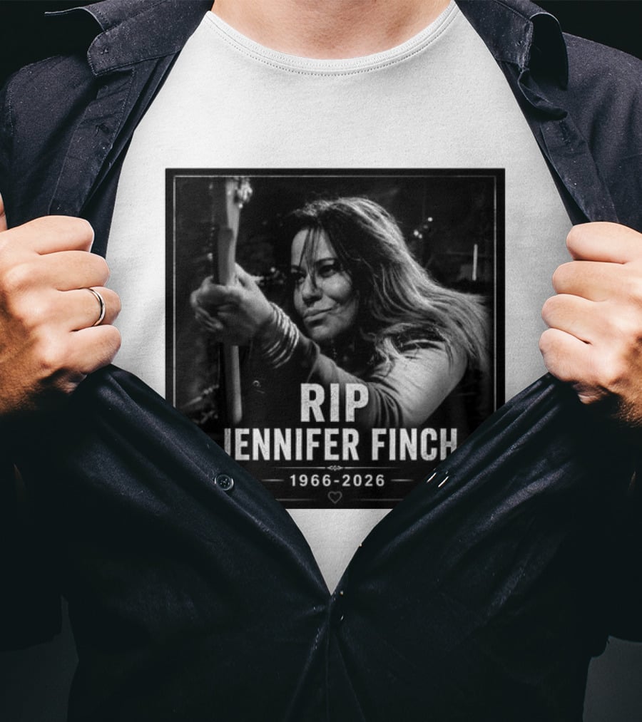 RIP Jennifer Finch 1966 2026 Memorial T-Shirt