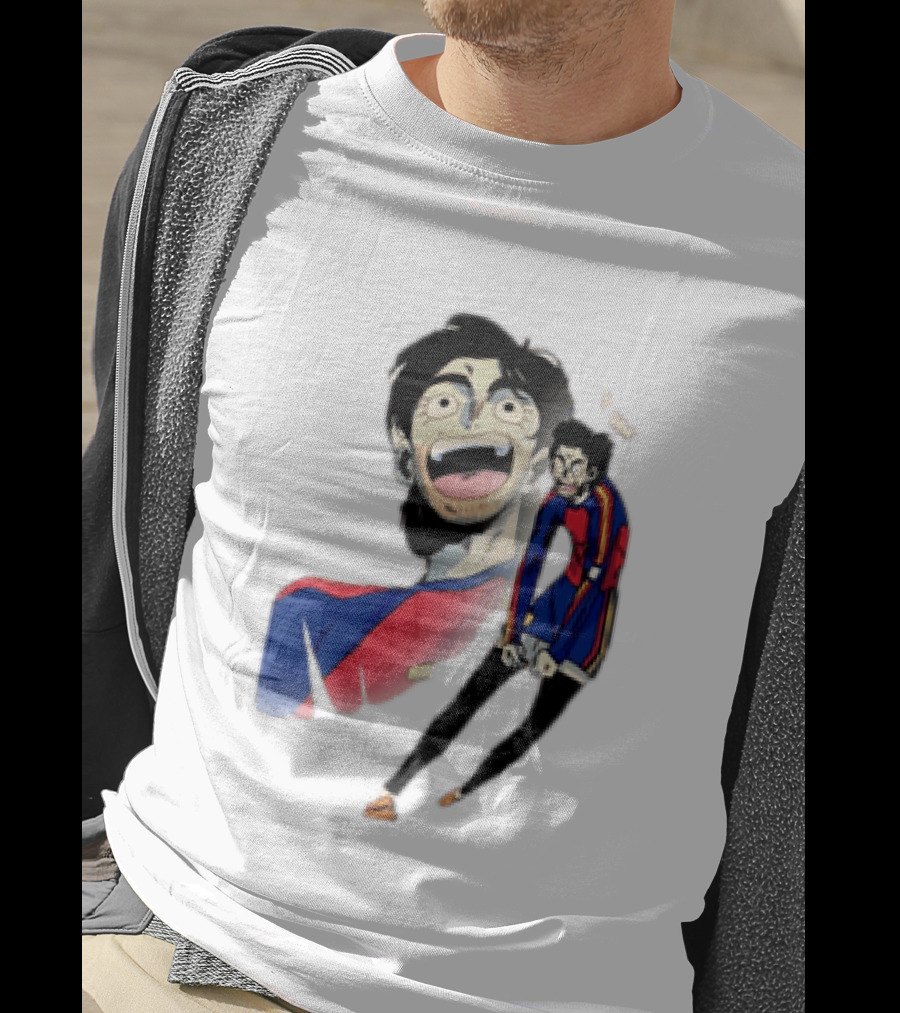 Ferran Torres Spain National Football Team Cartoon T-Shirt