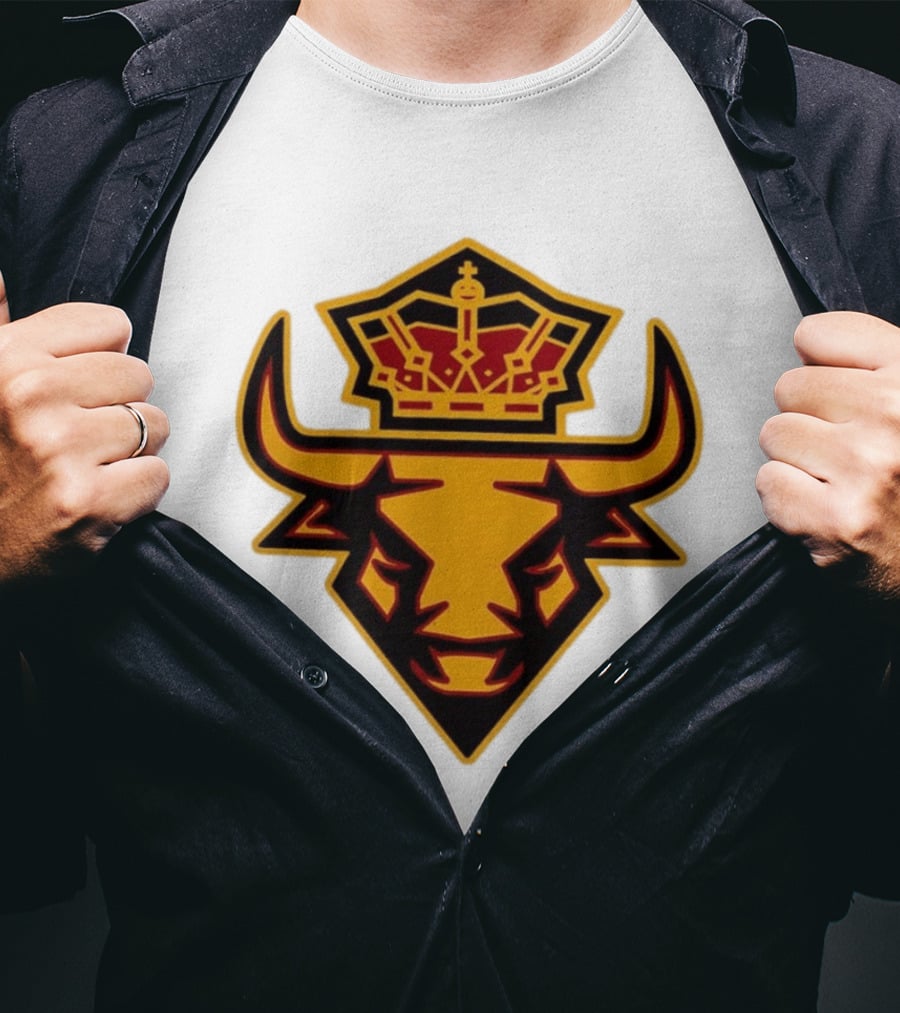 Spain Bull Emblem Royalty Team Crown T-Shirt