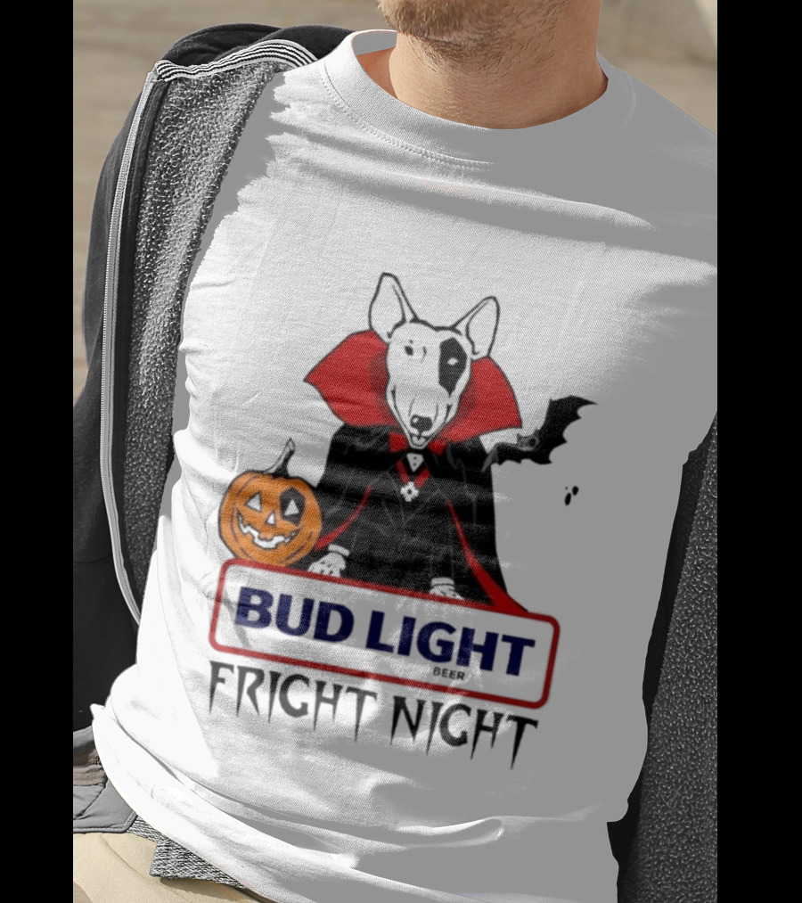 Bud Light Spuds MacKenzie Fright Night 80s Halloween T-Shirt