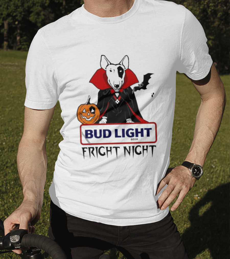 Bud Light Spuds MacKenzie Fright Night 80s Halloween T-Shirt