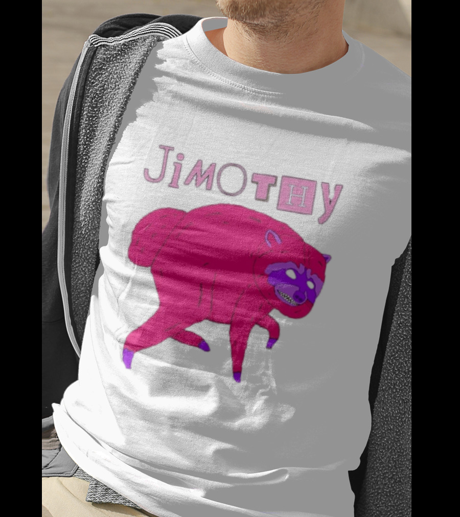 Jimothy Pink Raccoon T-Shirt