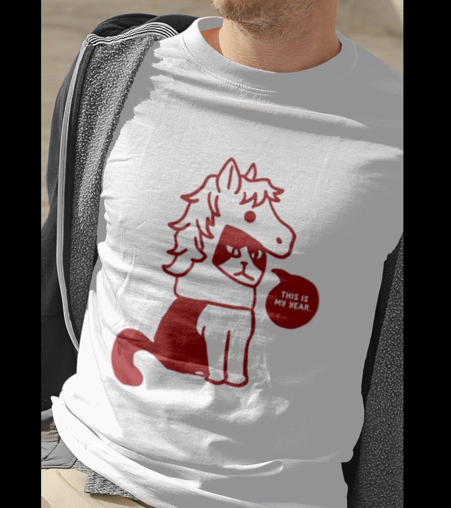 Year Of The Horse 2026 Chinese Lunar New Year Zodiac Cat T-Shirt