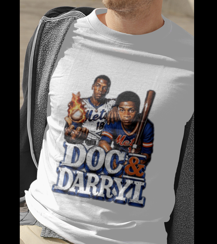 New York Mets Doc Gooden Darryl Strawberry Mets Iconic MLB Legends T-Shirt