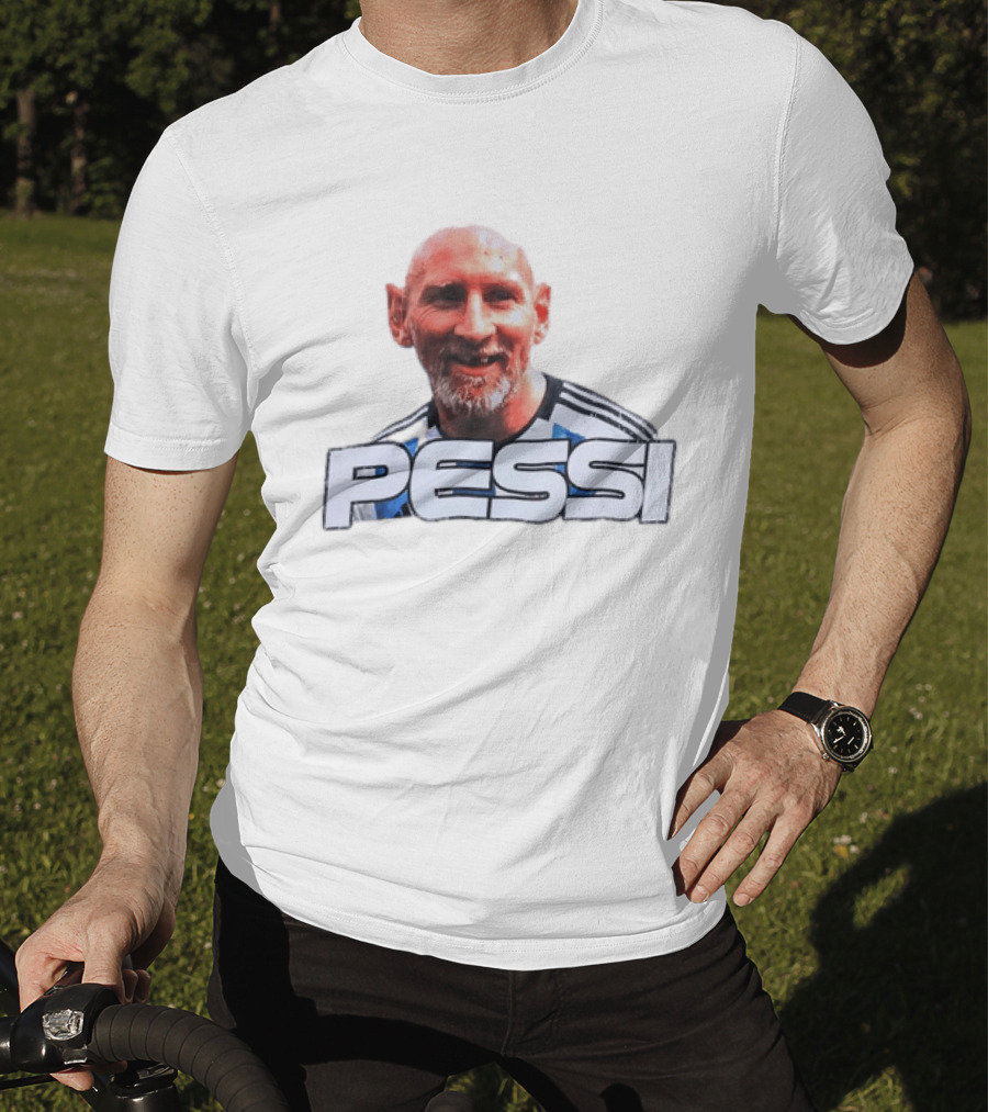 Pessi Lionel Messi Argentina National Team Jersey T-Shirt