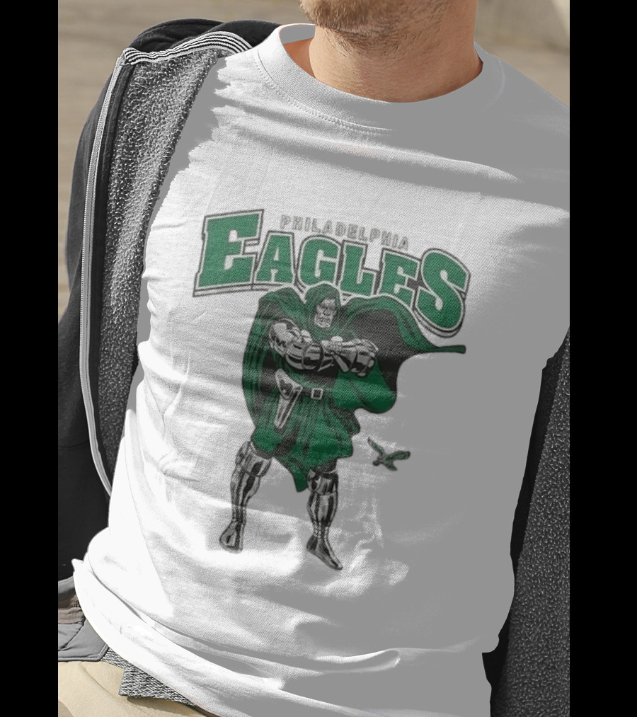 Philadelphia Eagles Doctor Doom 2026 Villain Collaboration T-Shirt