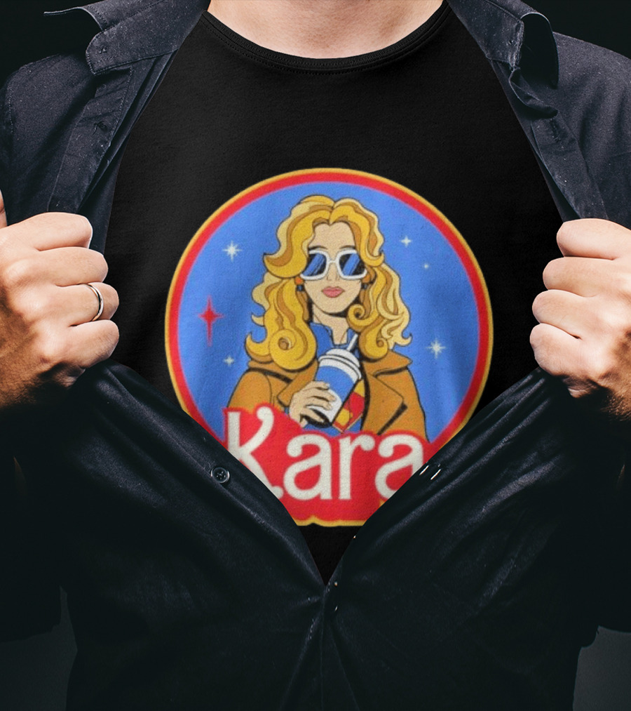 Kara 2026 Screencrush Sunglasses Coffee T-Shirt
