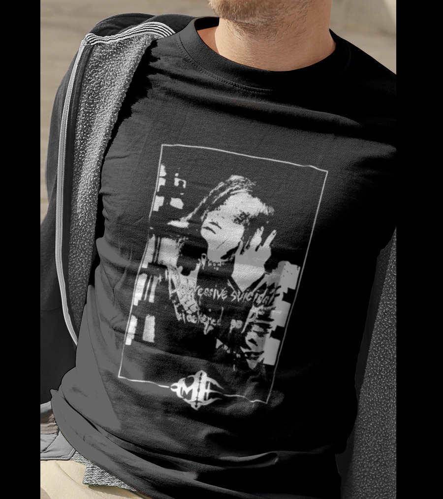 Depressive Suicidal Blackened Pop ME Hand Silhouette Music Vibe T-Shirt