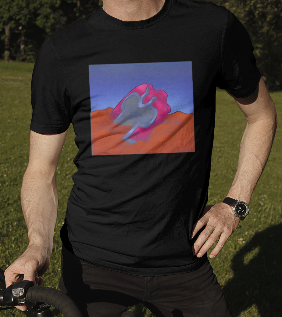 Devil Card Sinners To The Saint With Red Heart Symbol In Sand T-Shirt