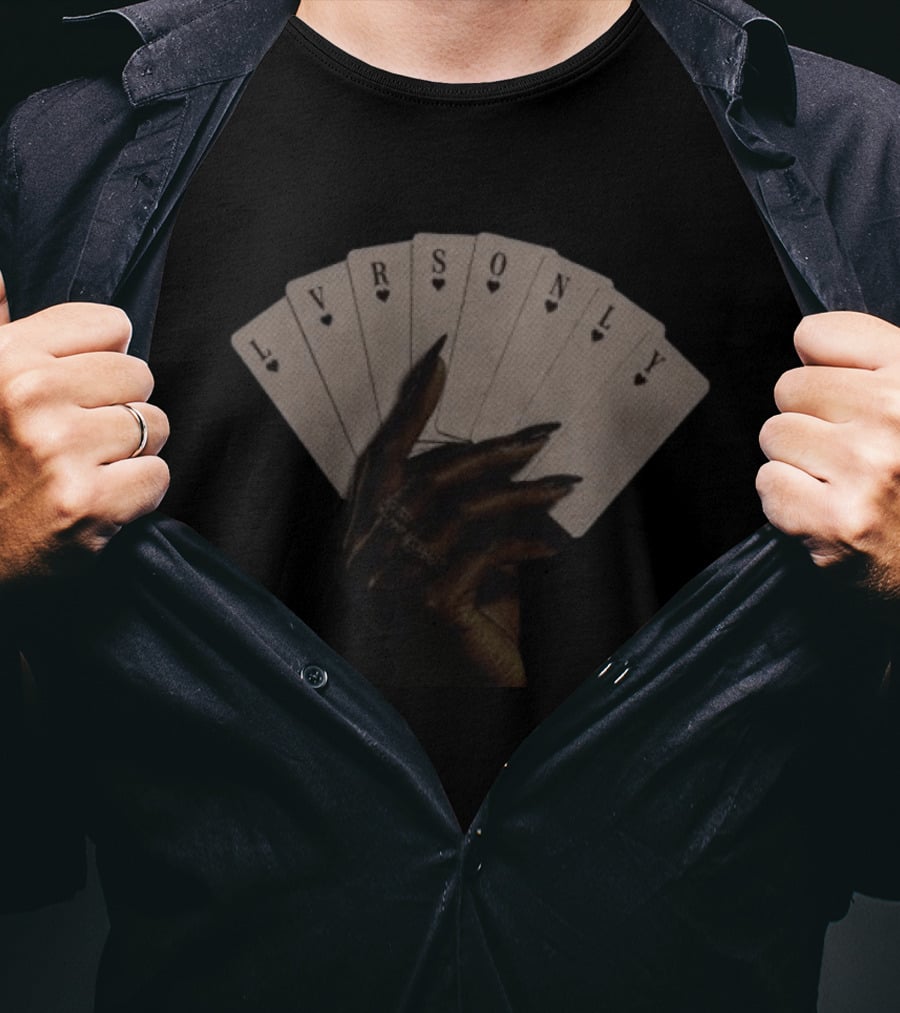 Isaiah Falls Store Play Ya Cards LVRSONLY Playing Cards T-Shirt