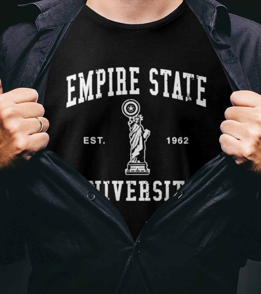 Empire State University Est. 1962 Statue T-Shirt