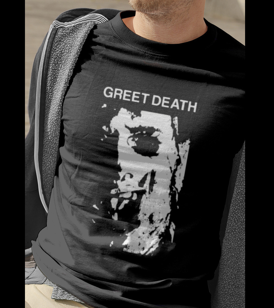 Evil Greed Store Greet Death Leatherface Horror T-Shirt