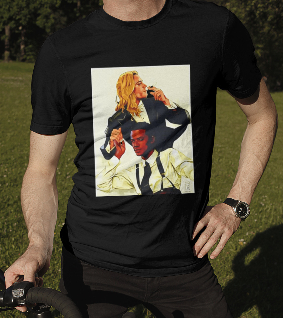 JMH Interview With The Vampire Lestat And Louis Smoking Portraits T-Shirt