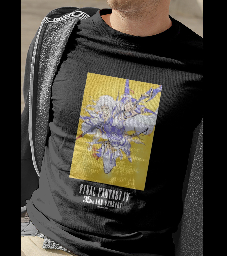 Final Fantasy IV 35th Anniversary Knight Leaping Heroic T-Shirt