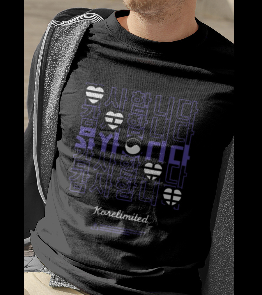 Korelimited Koreatown Purple Heart Korean T-Shirt