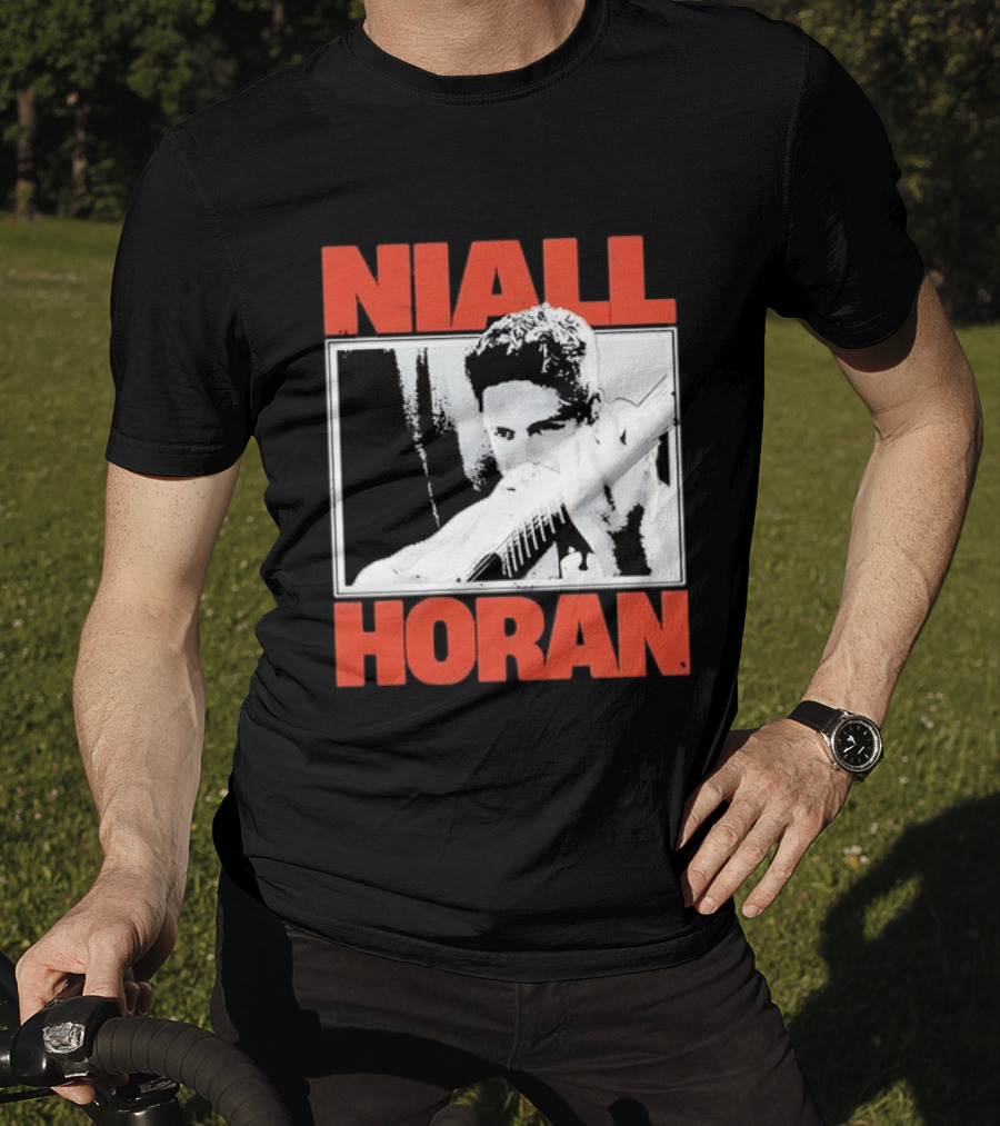 Niall Horan Distressed Guitar Player Image One Direction T-Shirt