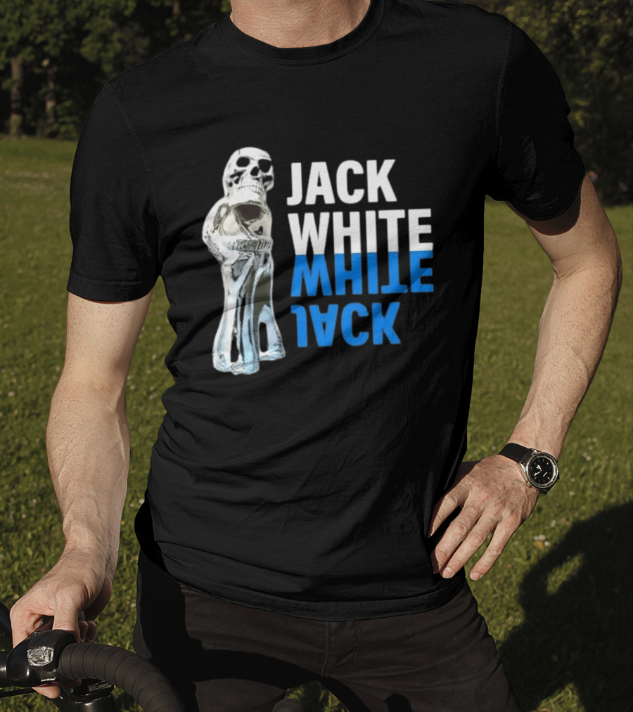 Jack White Frozen Charlatan Skull Third Man Records Store T-Shirt