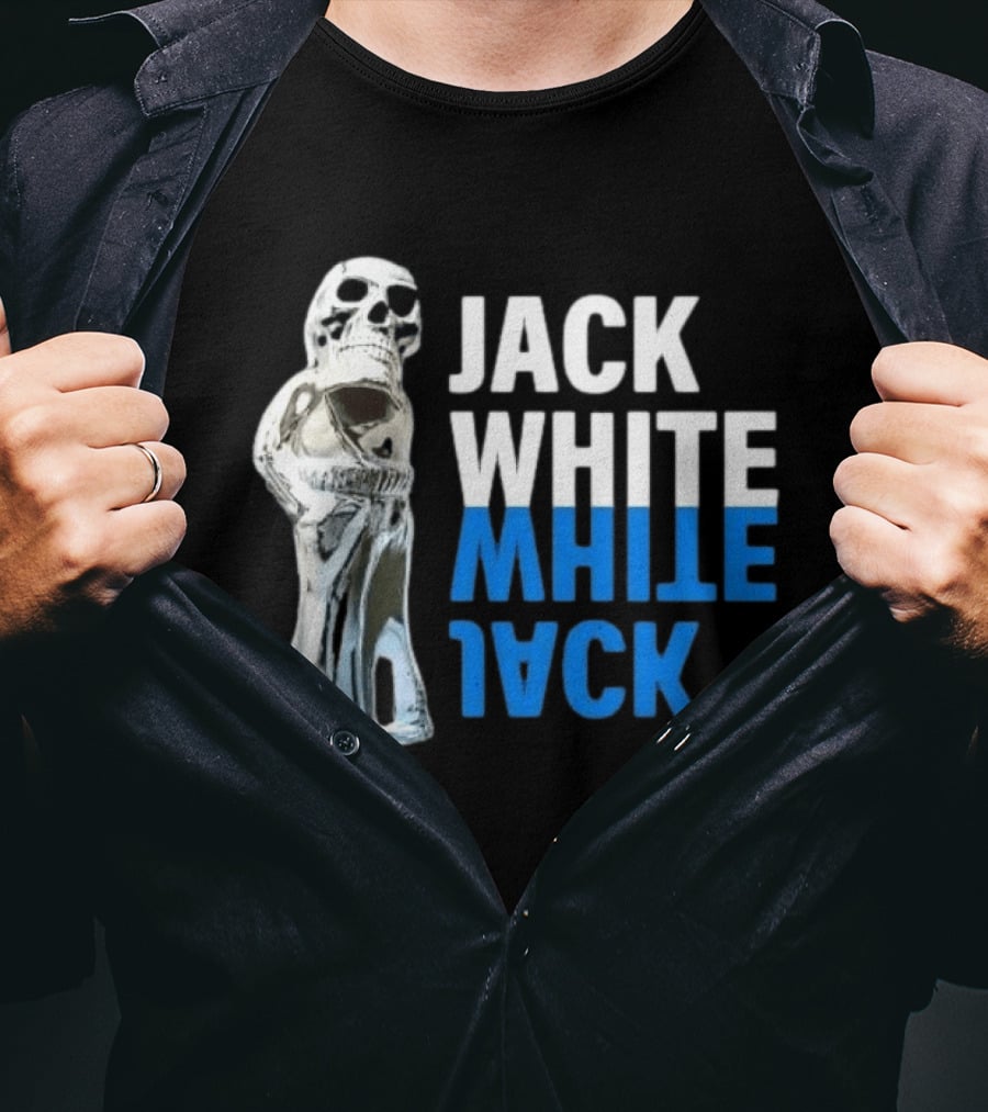 Jack White Frozen Charlatan Skull Third Man Records Store T-Shirt